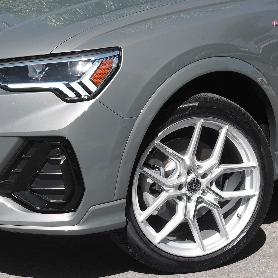 20" MV Forged MVF5 Silver 20X9 Concave Wheels Rims Fits Audi Q3