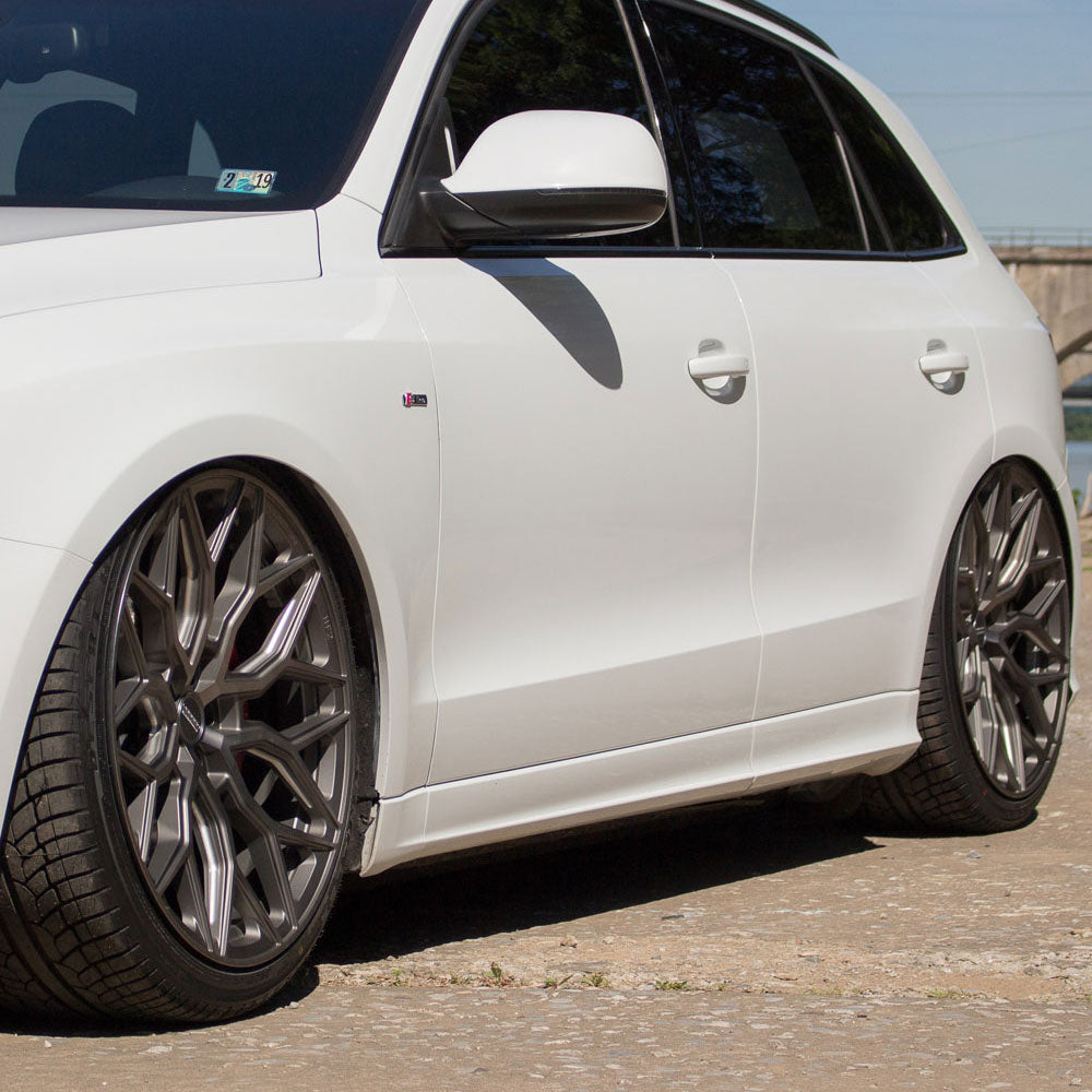 20" Vossen HF2 Black 20X10.5 20X10.5 1151 Concave Wheels Rims Fits Audi B8 A5 S5