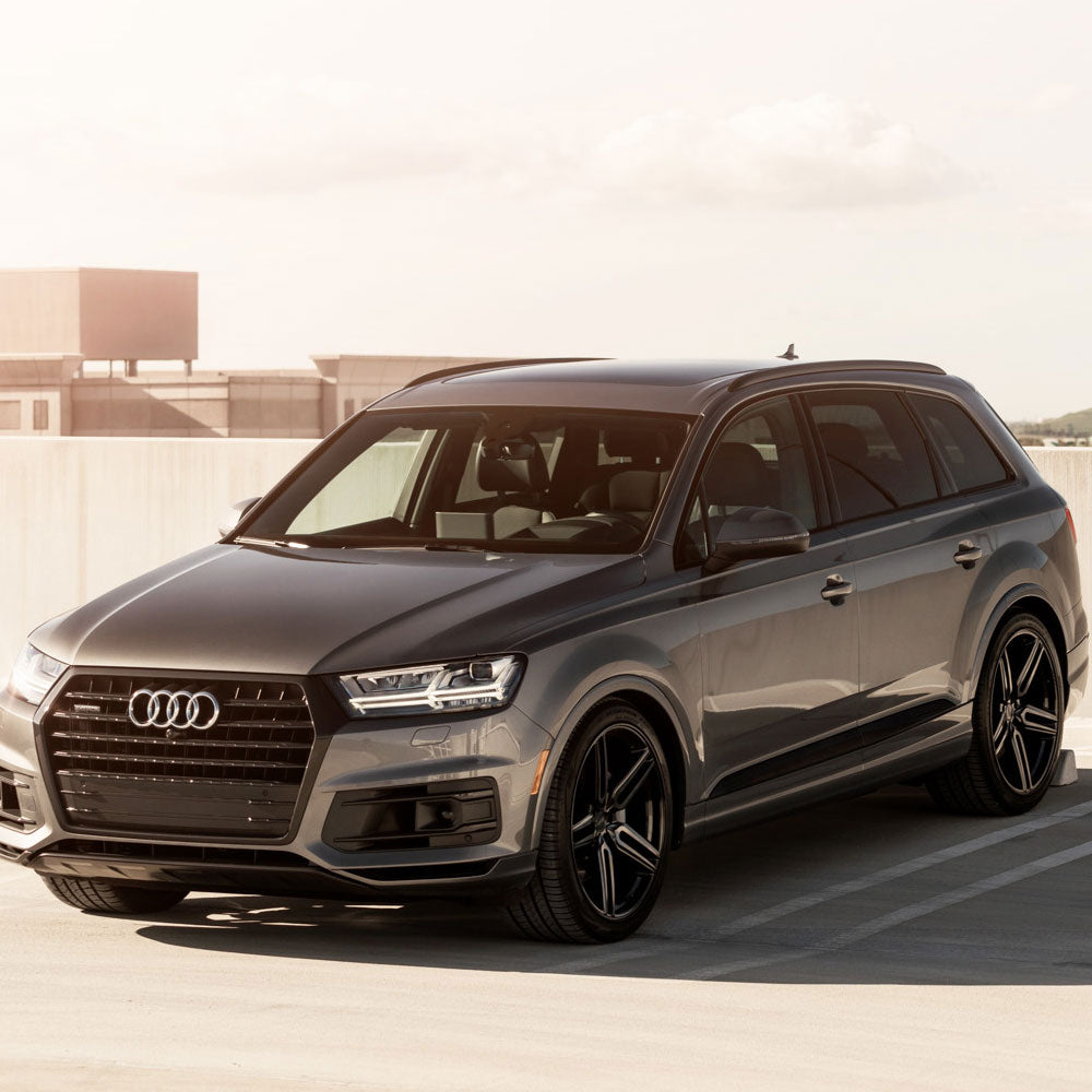 20" Vossen HF1 Black 20x8.5 20x8.5 1033 Concave Wheels Rims Fits GMC Savana 2500