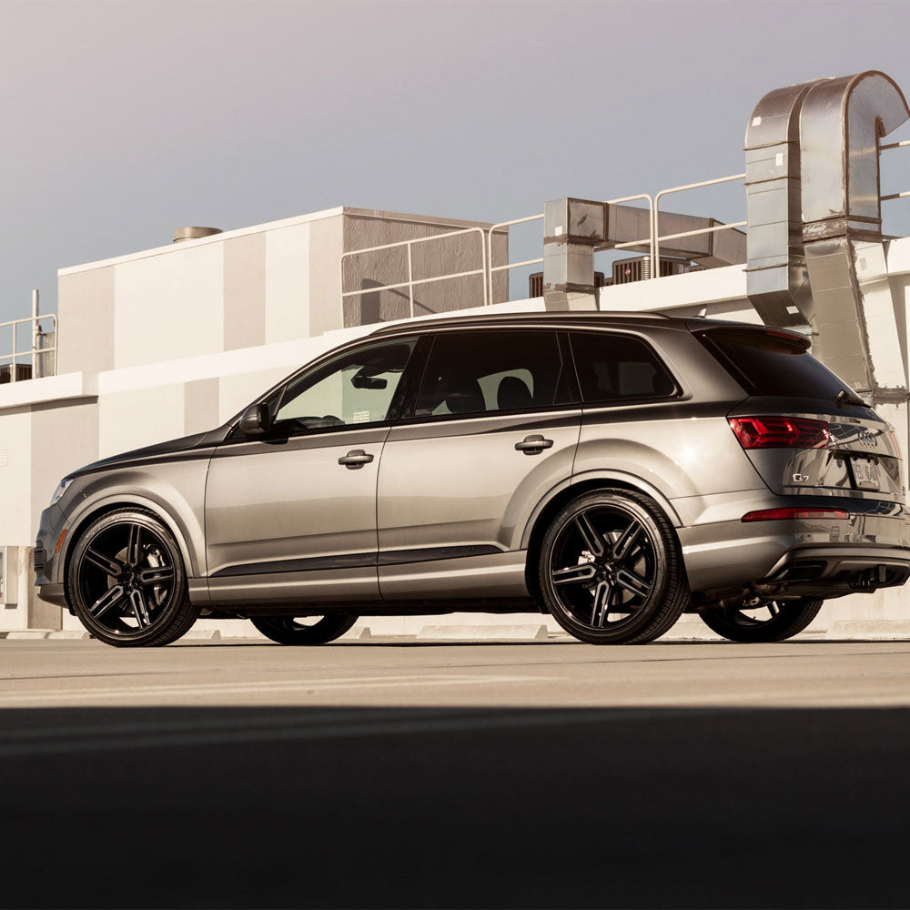 20" Vossen HF1 Black 20x8.5 20x8.5 1033 Concave Wheels Rims Fits GMC Savana 2500