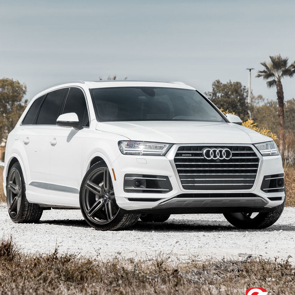 20" Vossen HF1 Black 20x8.5 20x8.5 1033 Concave Wheels Rims Fits GMC Savana 2500