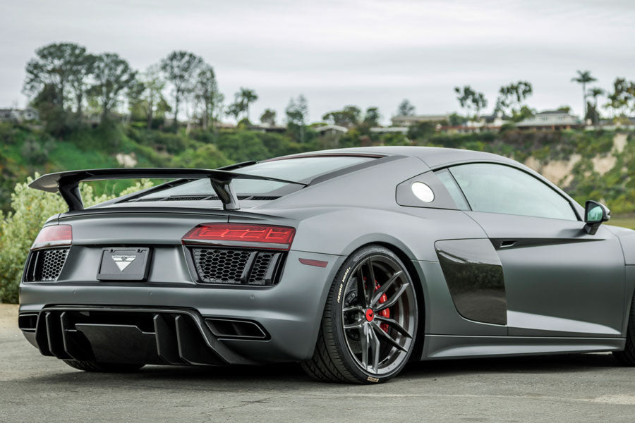 Vorsteiner VRS Aero Carbon Fiber 2x2 Rear Diffuser Fits Audi R8 2017+