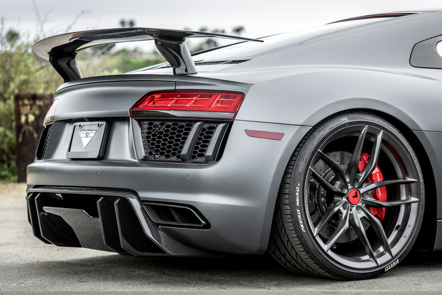 Vorsteiner VRS Aero Carbon Fiber 2x2 Glossy Wing Fits Audi R8 2017+