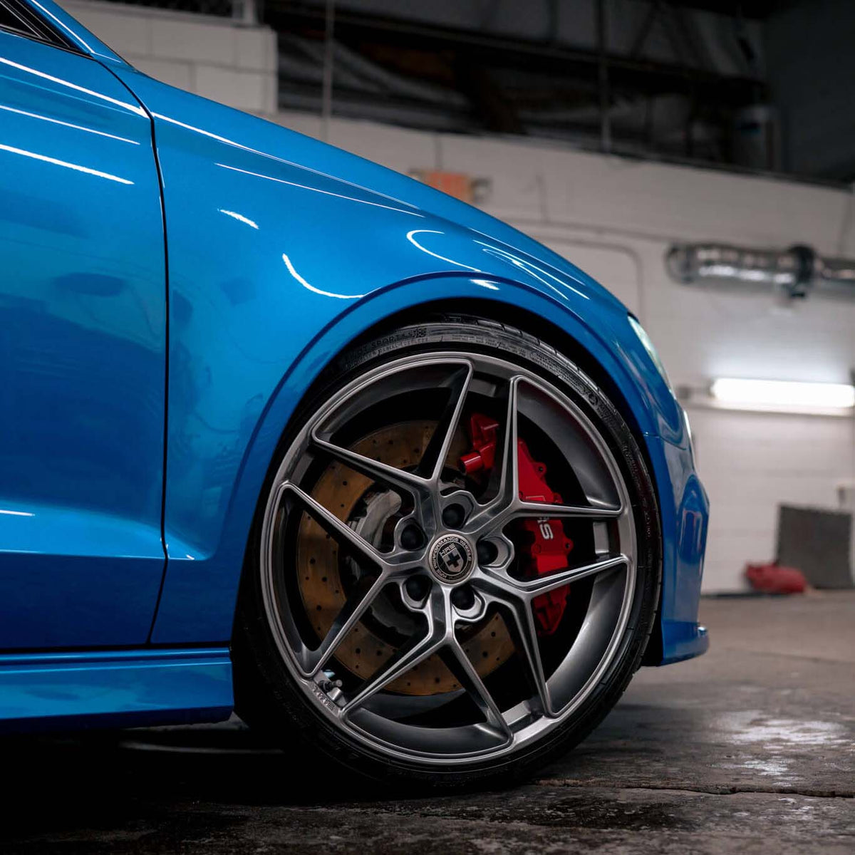21" HRE FF11 Silver 21x9.5 Forged Concave Wheels Rims Fits Audi S6