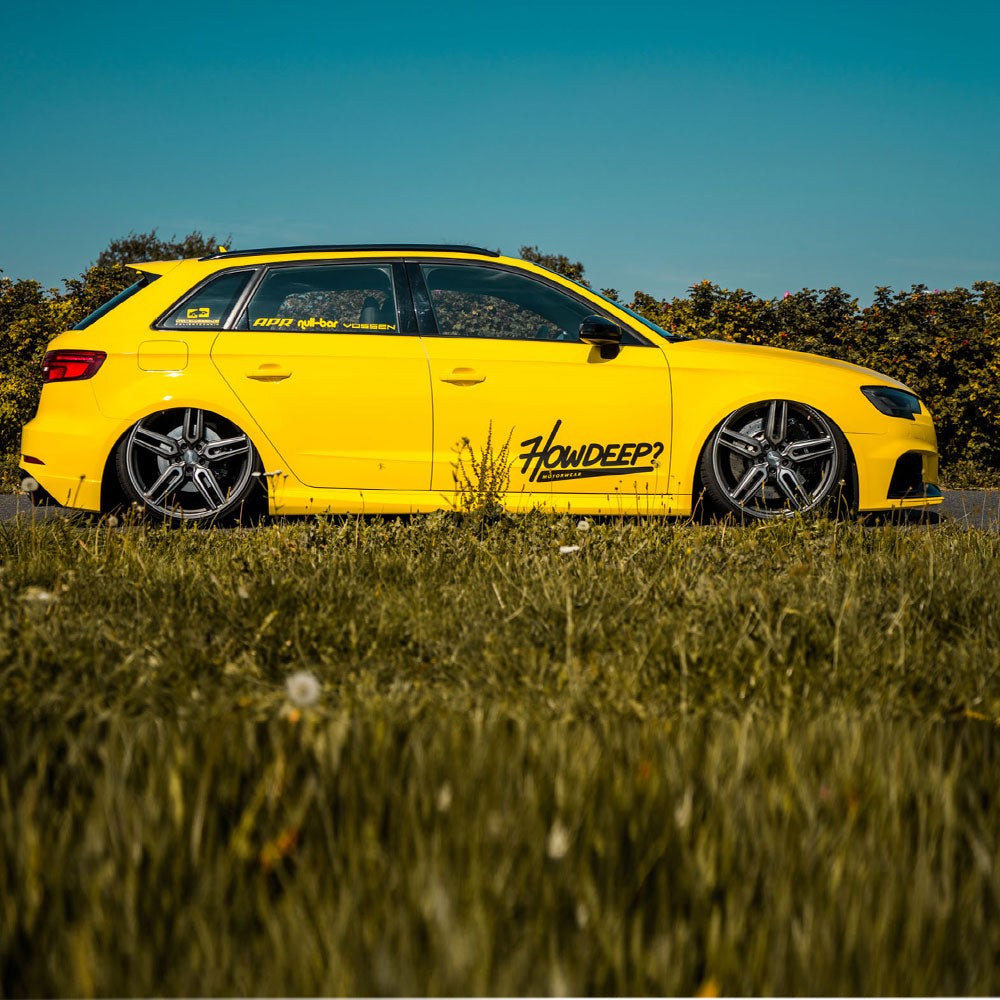 20" Vossen HF1 Grey 20x9 20x9 1326 Concave Wheels Rims Fits Audi S4