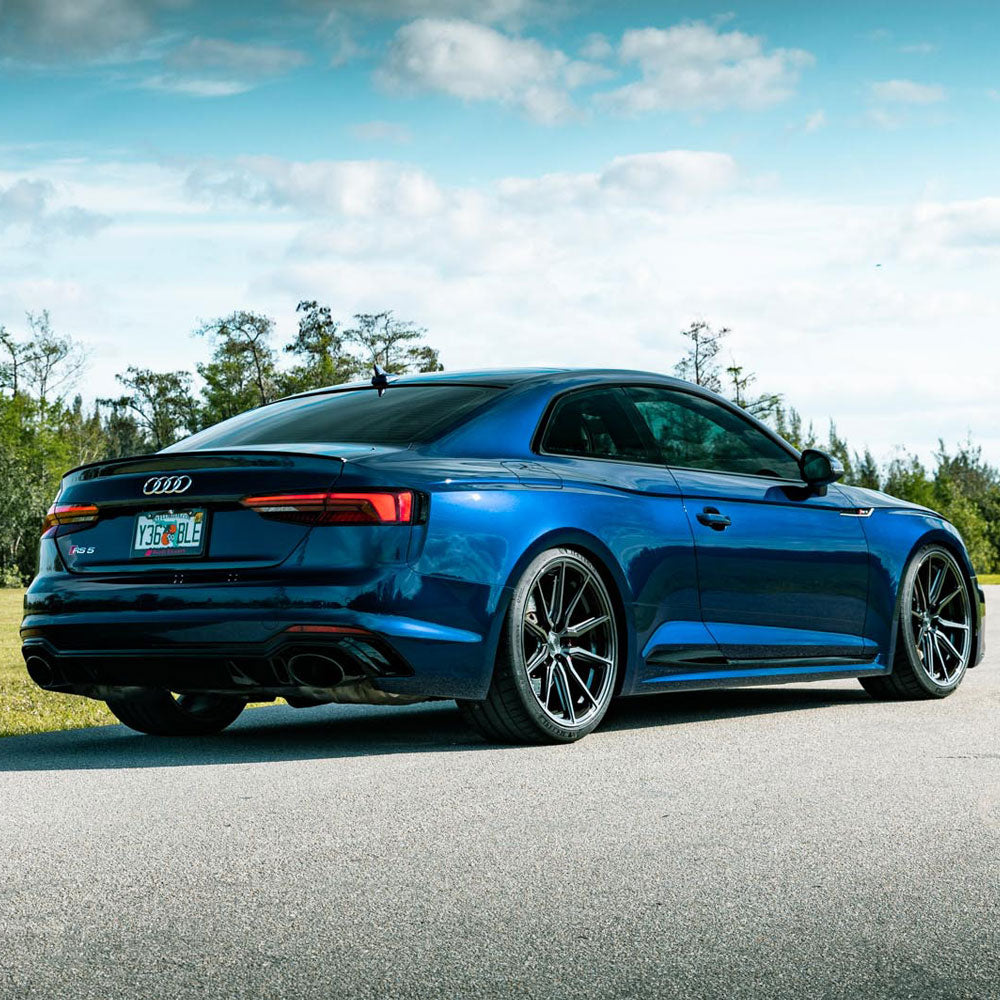 21" Vossen HF3 Black 21X9.5 21X9.5 1378 Concave Wheels Rims Fits Audi S6