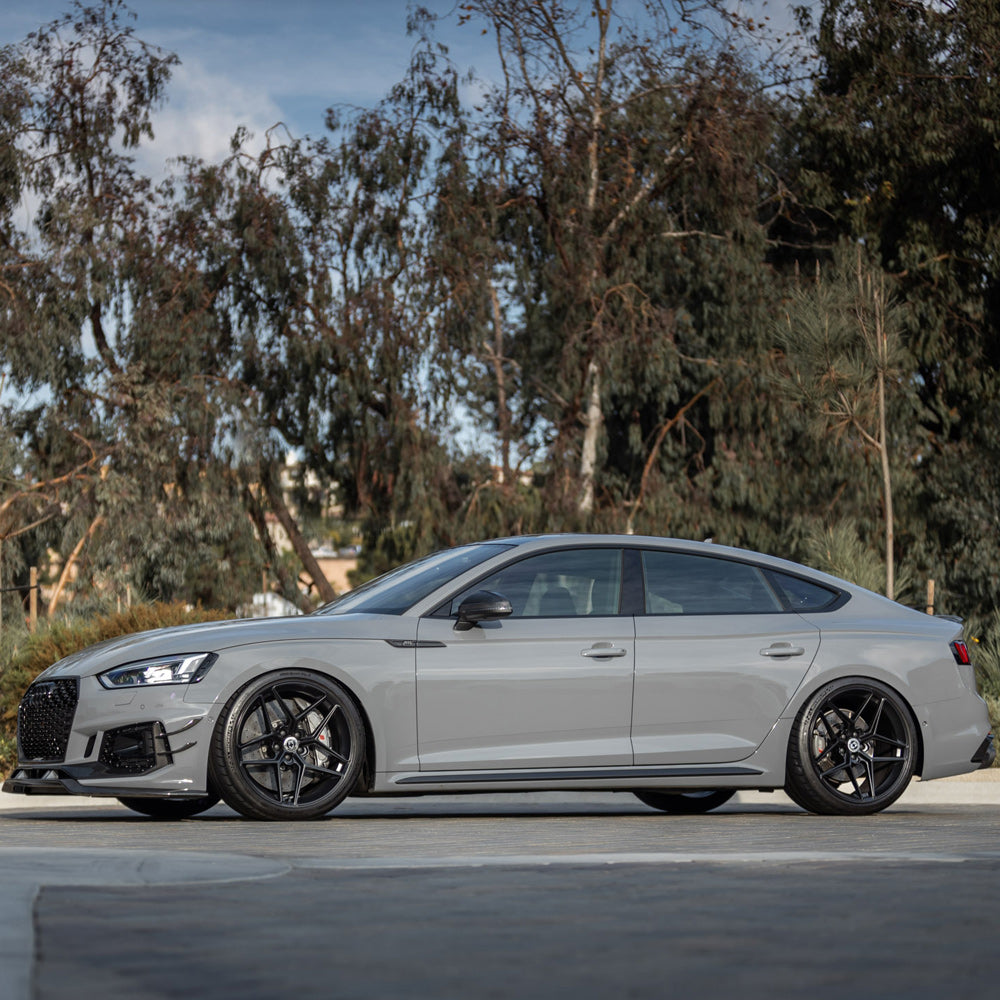 21" HRE FF11 Silver 21x9.5 Concave FlowForm Wheels Rims Fits Audi S6