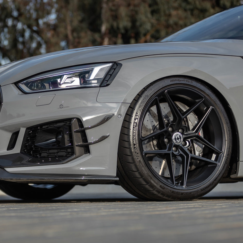 21" HRE FF11 Silver 21x9.5 Concave FlowForm Wheels Rims Fits Audi S6