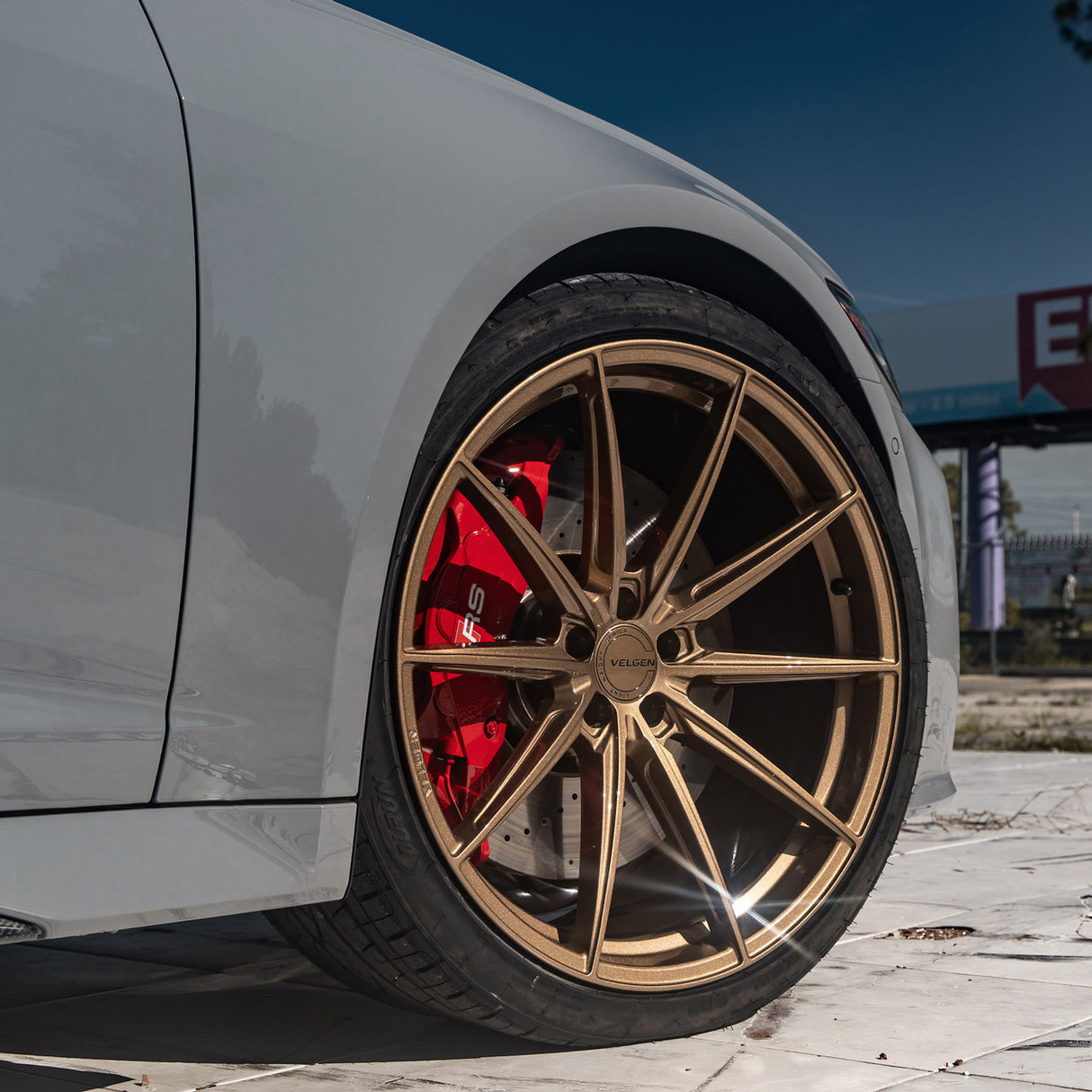 22" Velgen VF10 22x10.5 Gloss Bronze Concave Wheels Rims Fits Audi Q8 SQ8