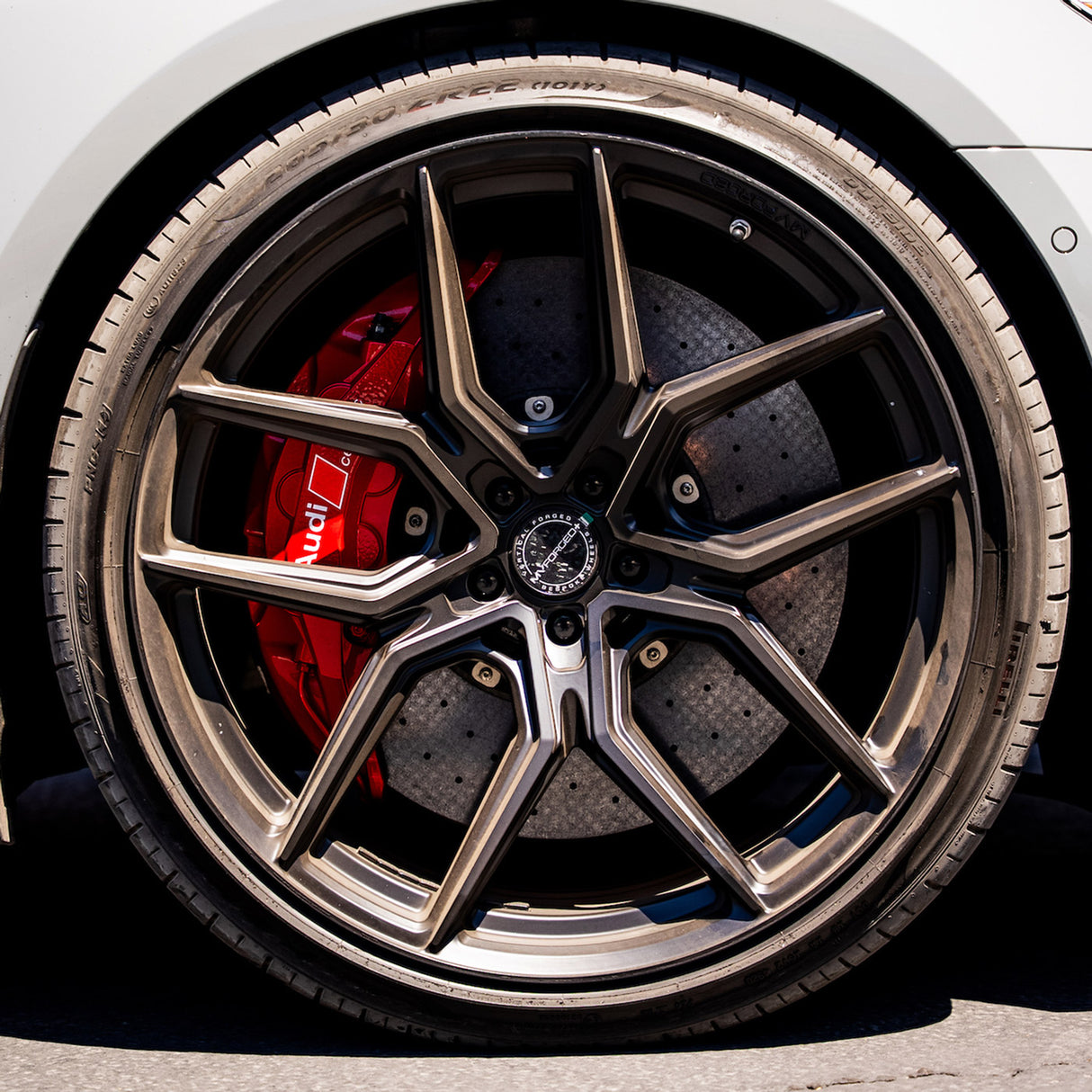 21" MV Forged MVF5 Black 21X9.5 Concave Wheels Rims Fits Audi Q7 SQ7