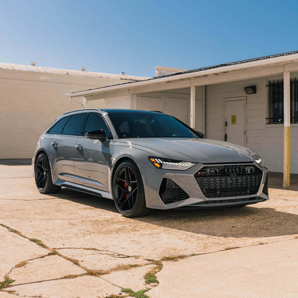 19" HRE FF11 Black 19x9 Forged Concave Wheels Rims Fits Audi C6 A6 Quattro