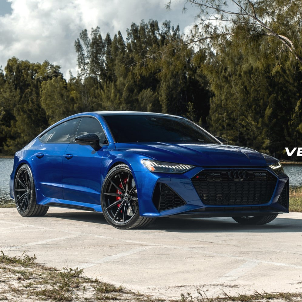 22" Velgen VF10 Gloss Black 22x10.5 Forged Wheels Rims Fits Audi RS6 RS7