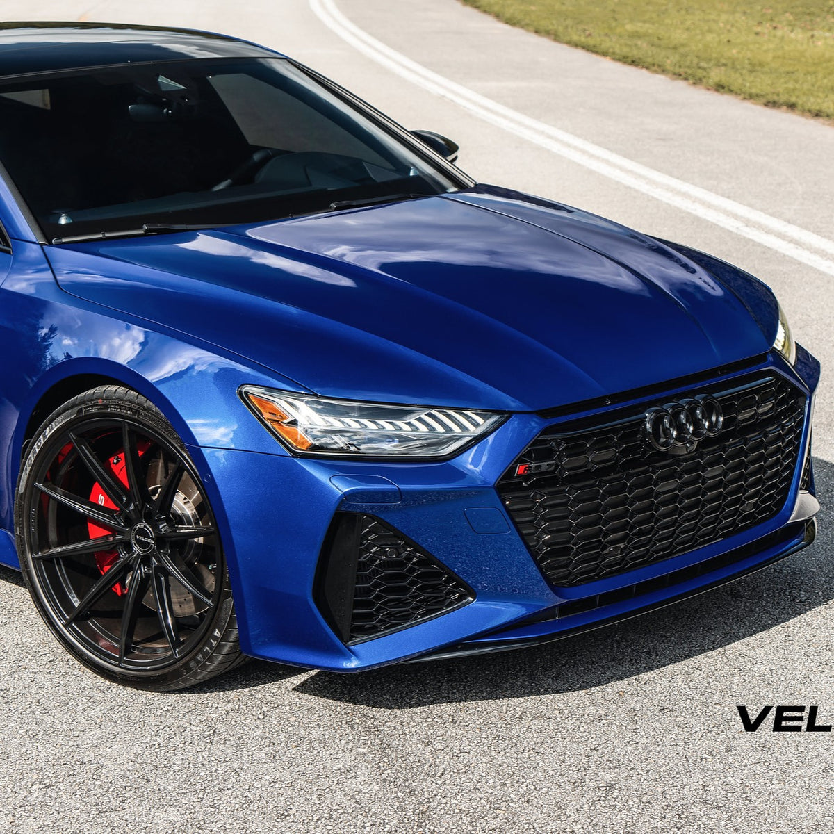 22" Velgen VF10 Gloss Black 22x10.5 Forged Wheels Rims Fits Audi RS6 RS7