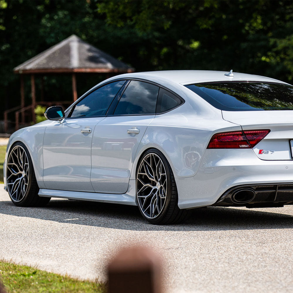 19" Vossen HF2 Black 19X9.5 19X10 1154 Concave Wheels Rims Fits BMW E90 E92 E93