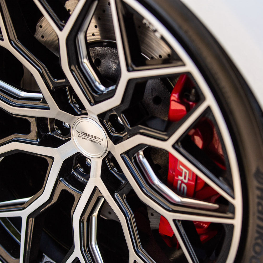 19" Vossen HF2 Black 19X9.5 19X10 1154 Concave Wheels Rims Fits BMW E90 E92 E93