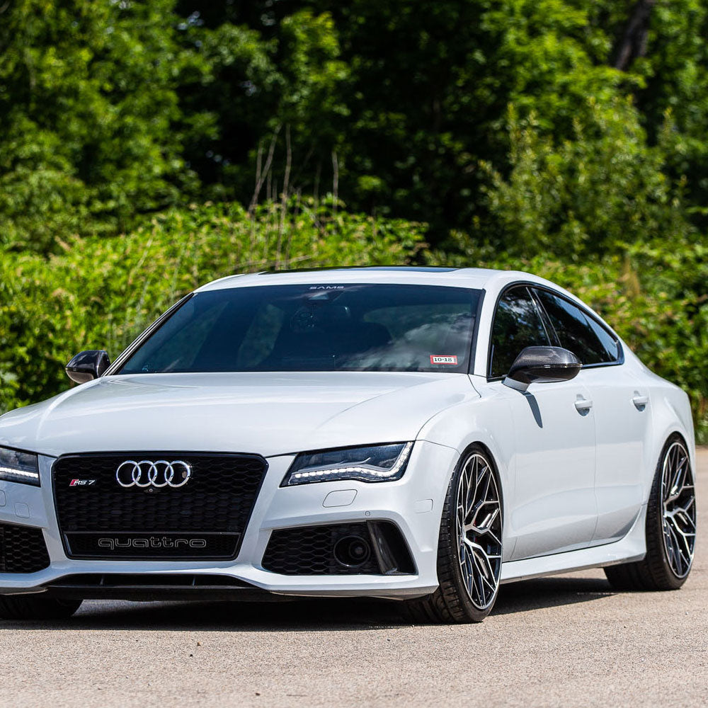 19" Vossen HF2 Black 19X9.5 19X10 1154 Concave Wheels Rims Fits BMW E90 E92 E93