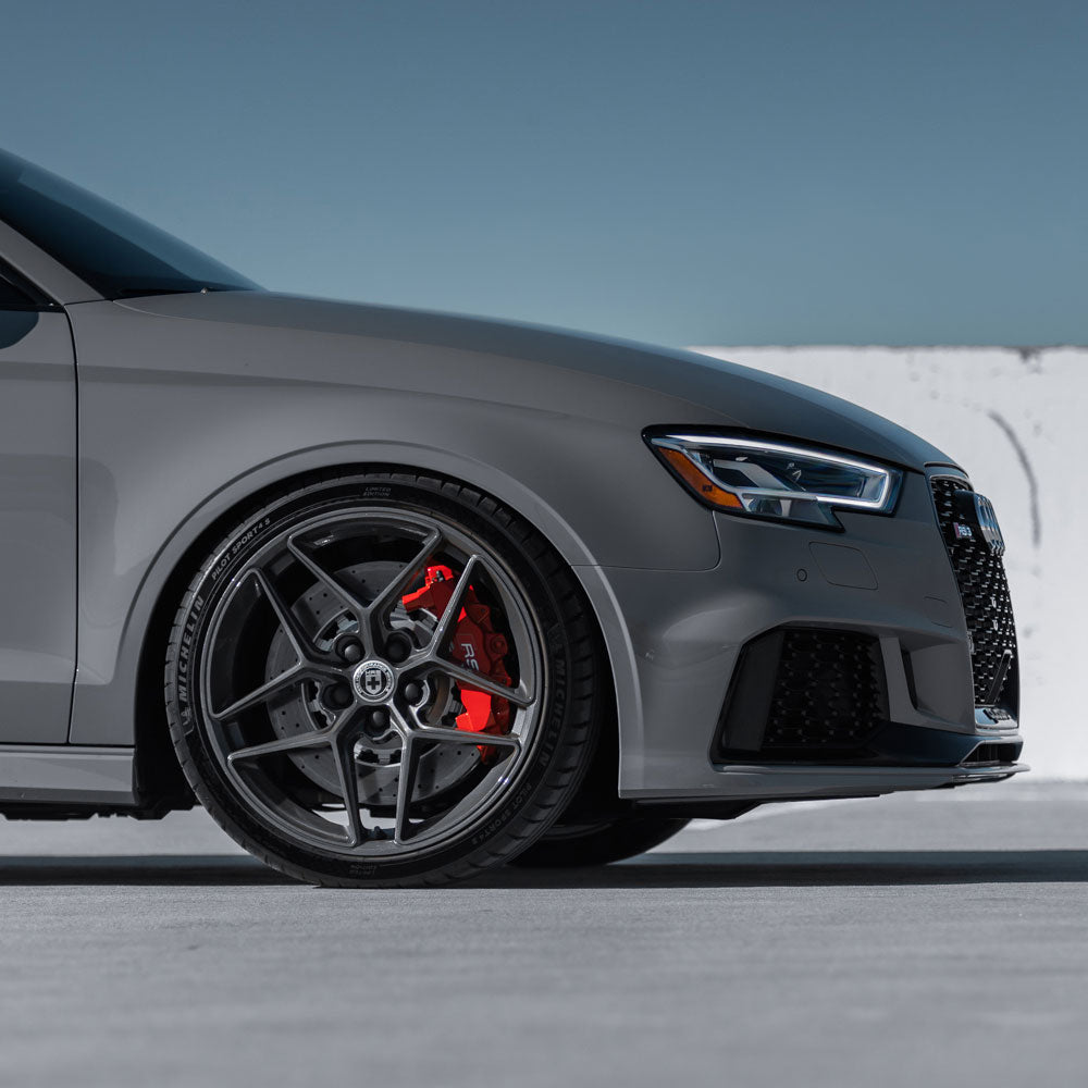 19" HRE FF11 Black 19x9 Forged Concave Wheels Rims Fits Audi B8 A4 S4 Quattro