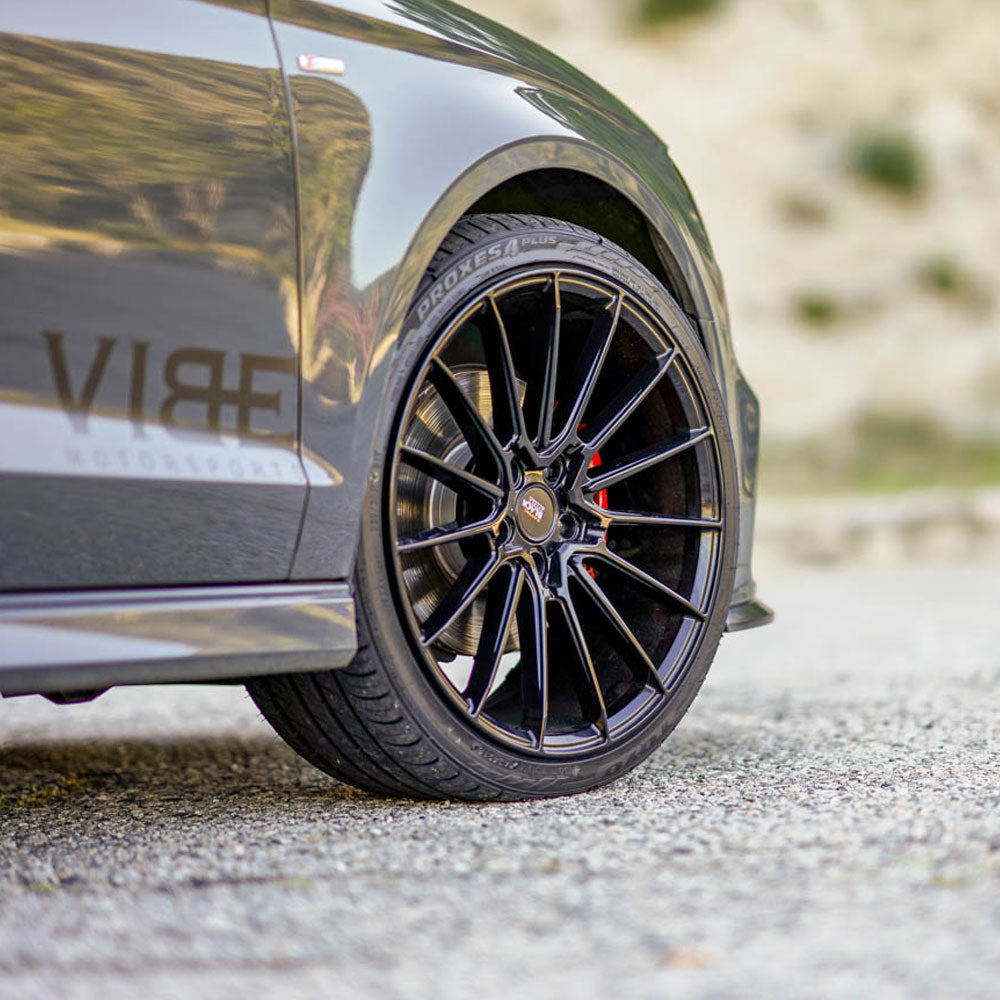 22" SAVINI BM16 BLACK CONCAVE WHEELS RIMS FITS JAGUAR F-PACE