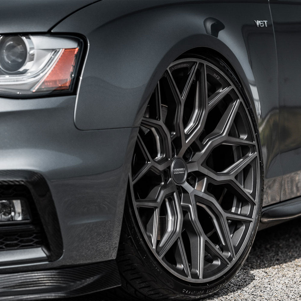 20" Vossen HF2 Grey 20X8.5 20X10.5 1153 Concave Wheels Rims Fits BMW E46 M3