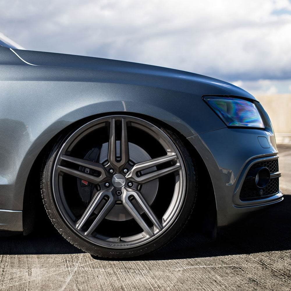 20" Vossen HF1 Grey 20x9 20x9 1326 Concave Wheels Rims Fits Audi S4