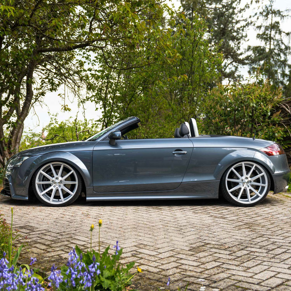 19" Vossen VFS-1 Silver 19x9.5 Hybrid Forged Concave Wheels Rims Fits Audi TT