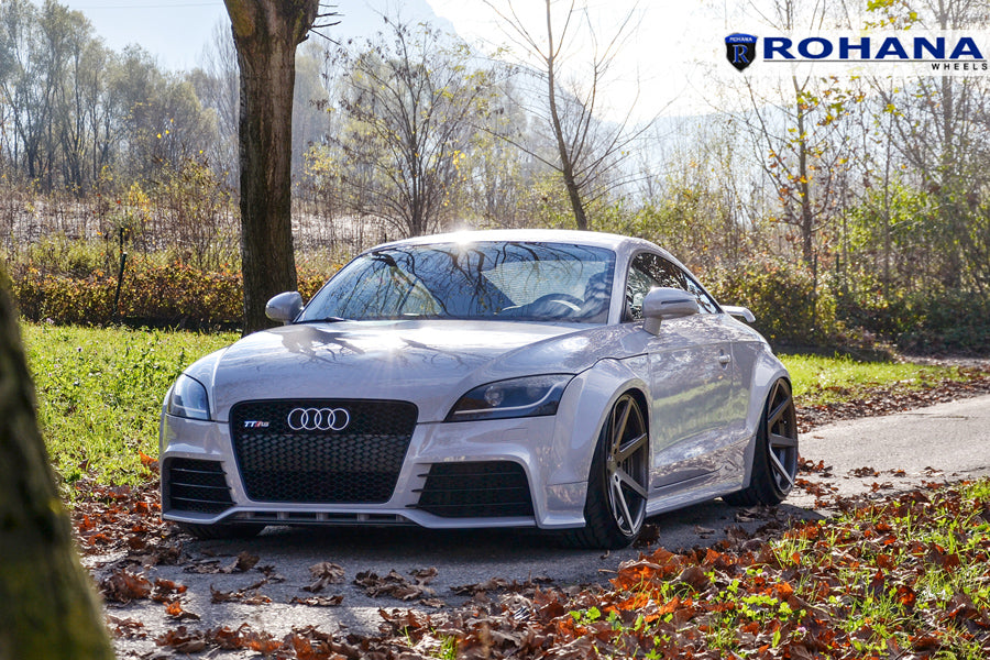19" ROHANA RC7 GRAPHITE CONCAVE WHEELS RIMS FITS AUDI C6 A6