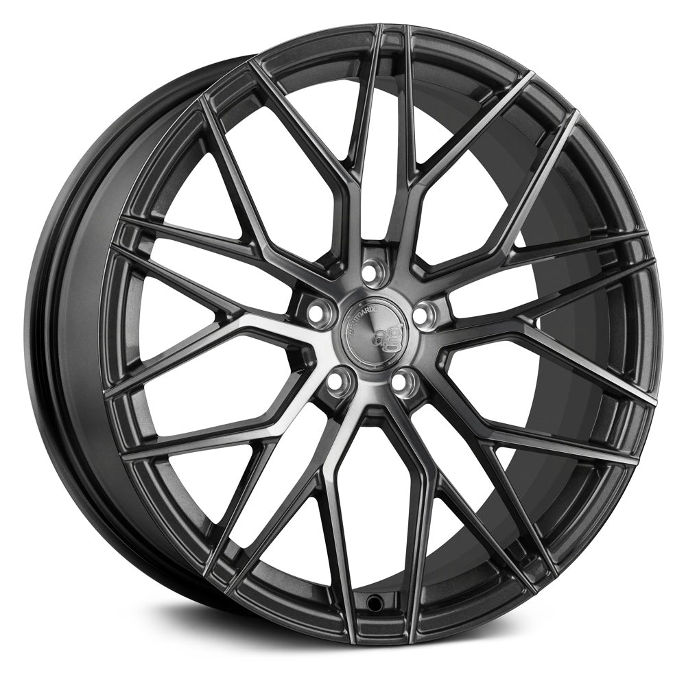 20/21" Avant Garde M520R Dark Graphite 20x9 21x12 Wheels Rims Fits Corvette C8