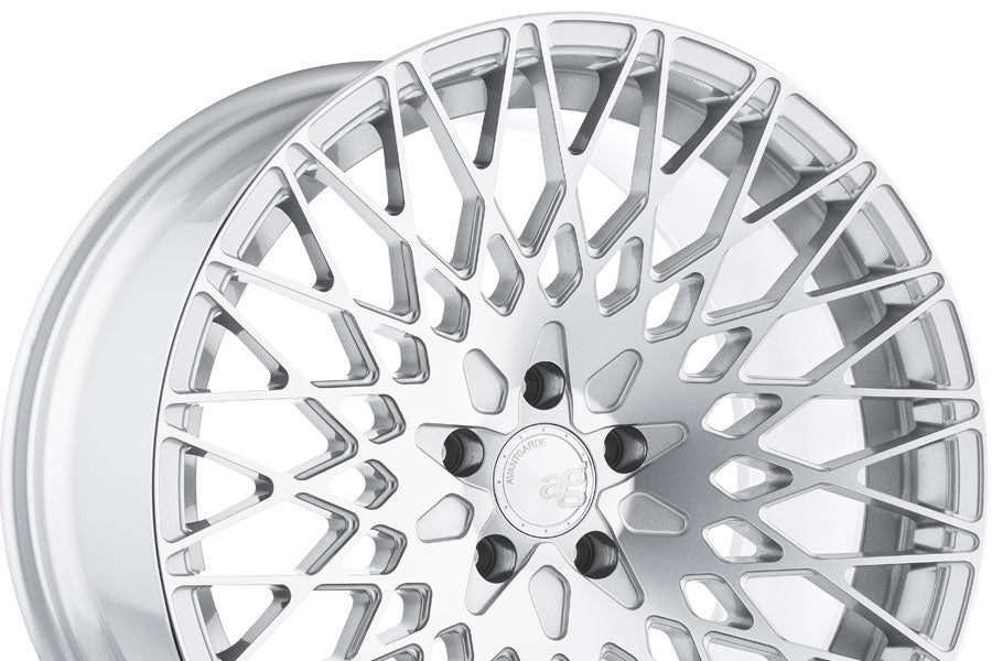 18" AVANT GARDE M540 SILVER CONCAVE MESH WHEELS RIMS FITS VW VOLKSWAGEN PASSAT