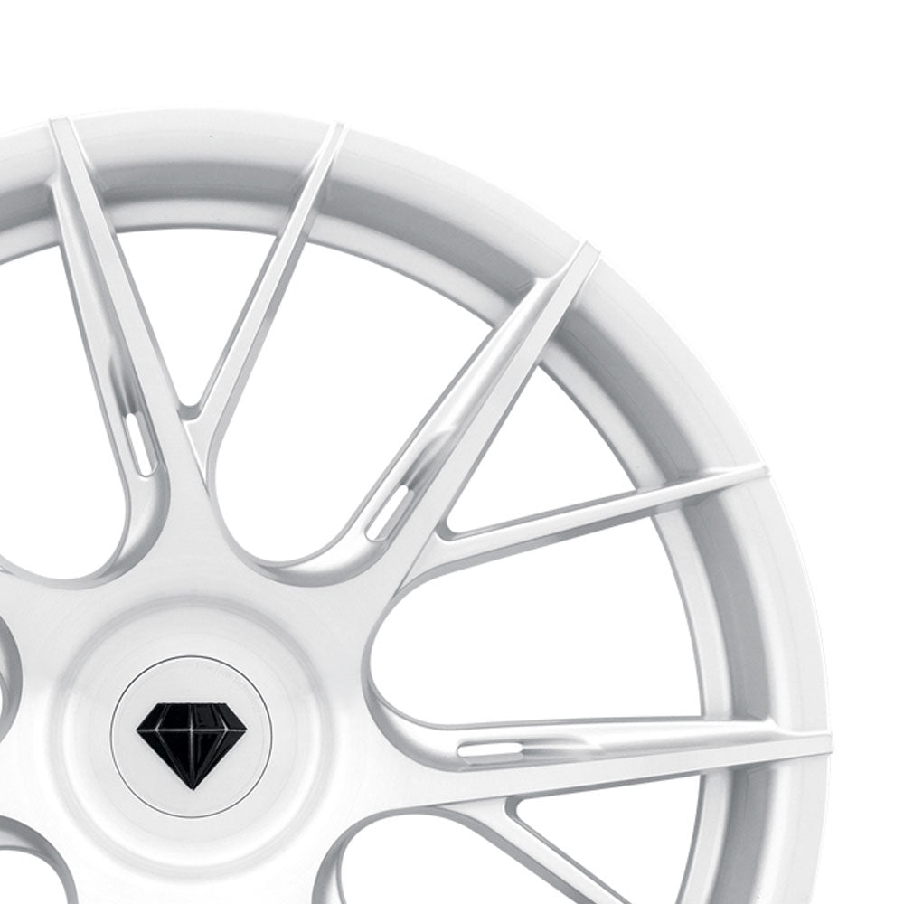 19" Blaque Diamond BD-F18 Silver 19x8.5 Forged Wheels Rims Fits Tesla Model S