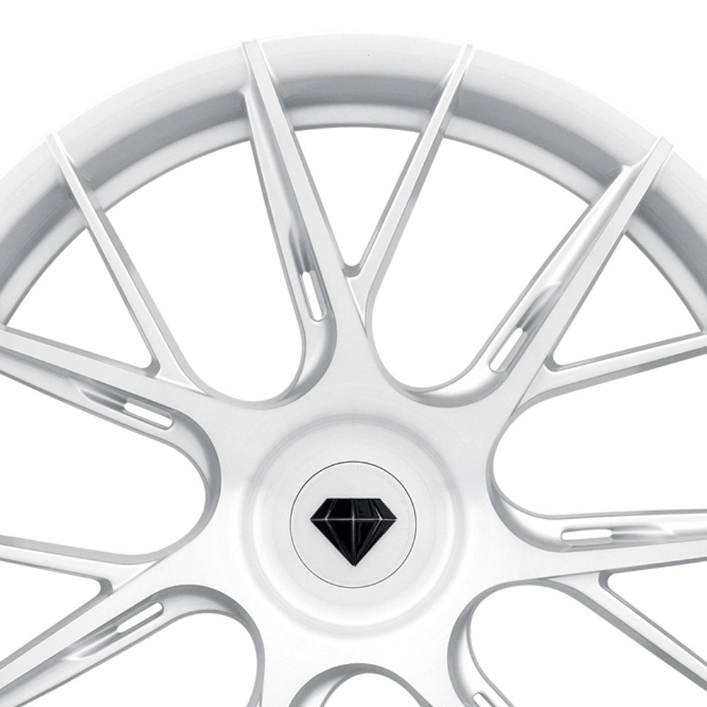 22" Blaque Diamond BD-F18 Silver Forged Wheels Rims Fits Cadillac CTS V Coupe
