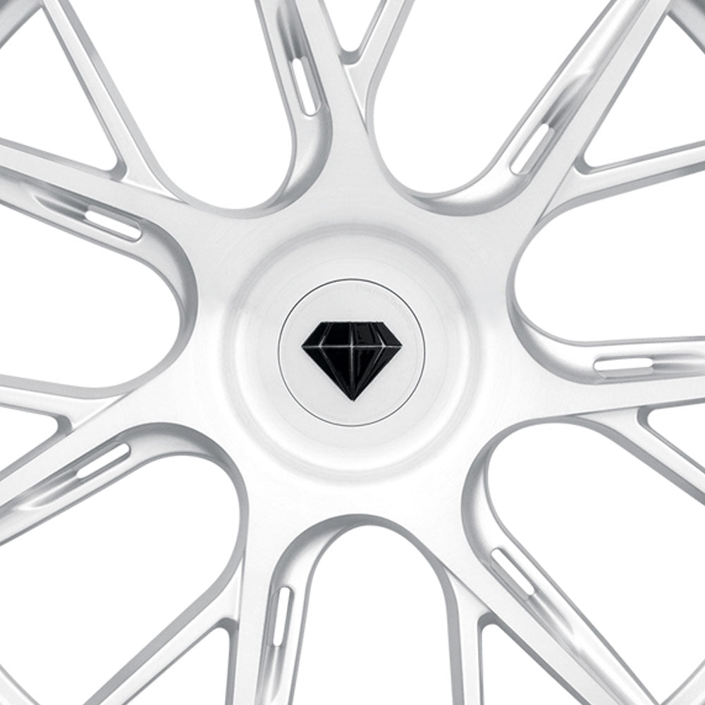 22" Blaque Diamond BD-F18 Silver Forged Wheels Rims Fits Cadillac CTS V Coupe