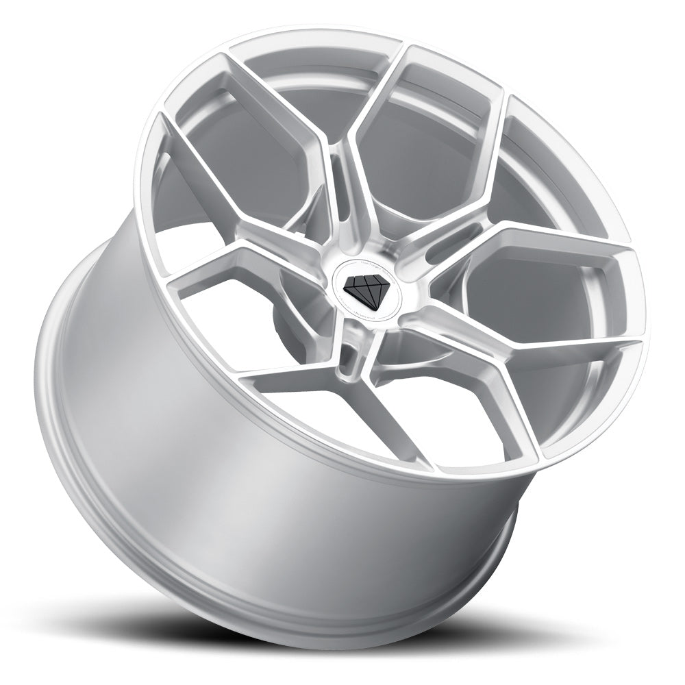 20" Blaque Diamond BD-F25 Silver 20x9 20x9 Wheels Rims Fit Chevrolet Tahoe 95-99