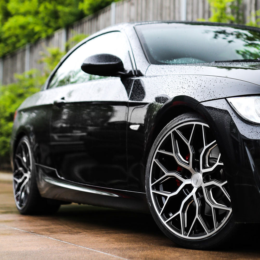 20" Vossen HF2 Black 20X9 20X10 1125 Concave Wheels Rims Fits BMW 325i 328i 335i