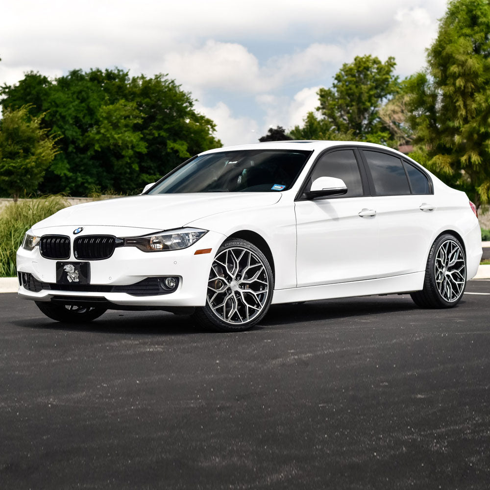 20" Vossen HF2 Black 20X8.5 20X10.5 1125 Concave Wheels Rims Fits BMW 325i 328i