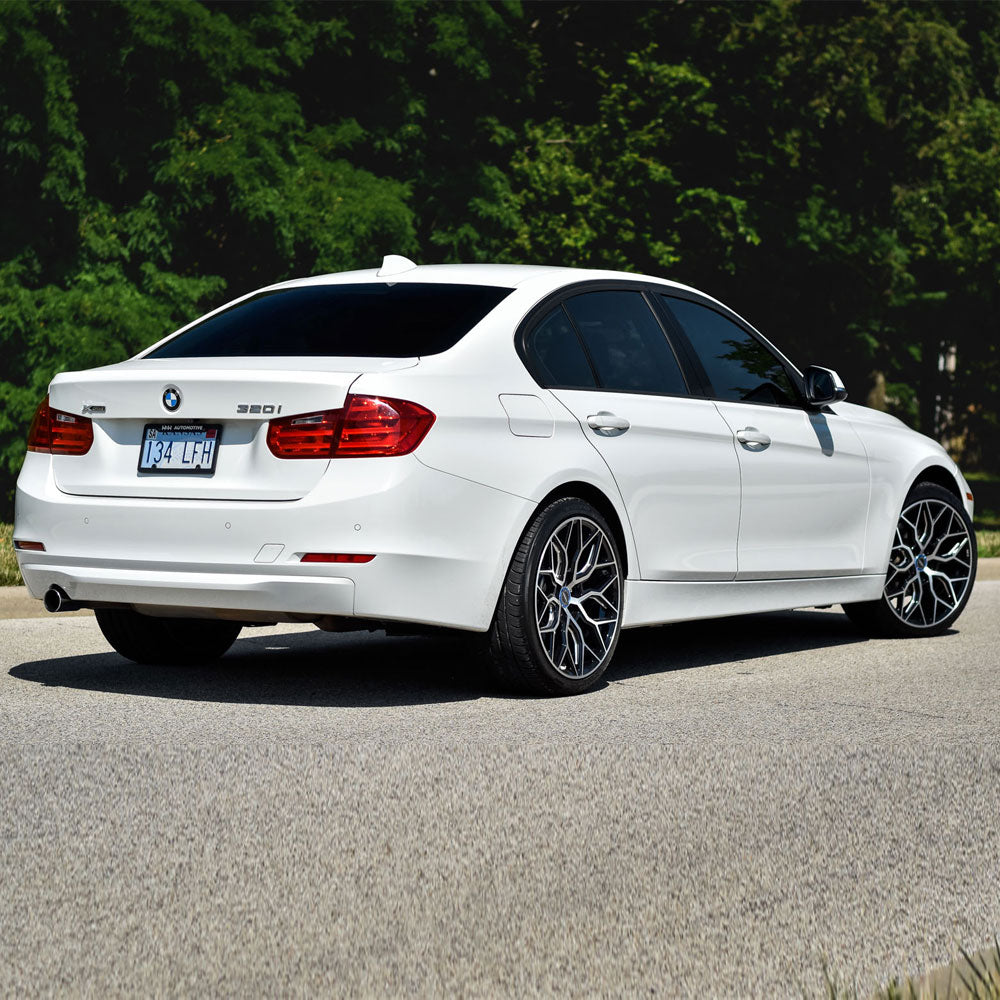 20" Vossen HF2 Black 20X8.5 20X10.5 1125 Concave Wheels Rims Fits BMW 325i 328i