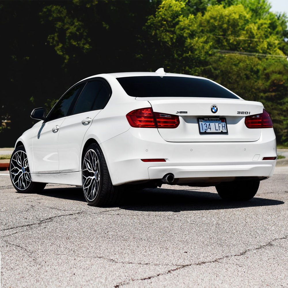 19" Vossen HF2 Black 19X9.5 19X10 1154 Concave Wheels Rims Fits BMW E90 E92 E93