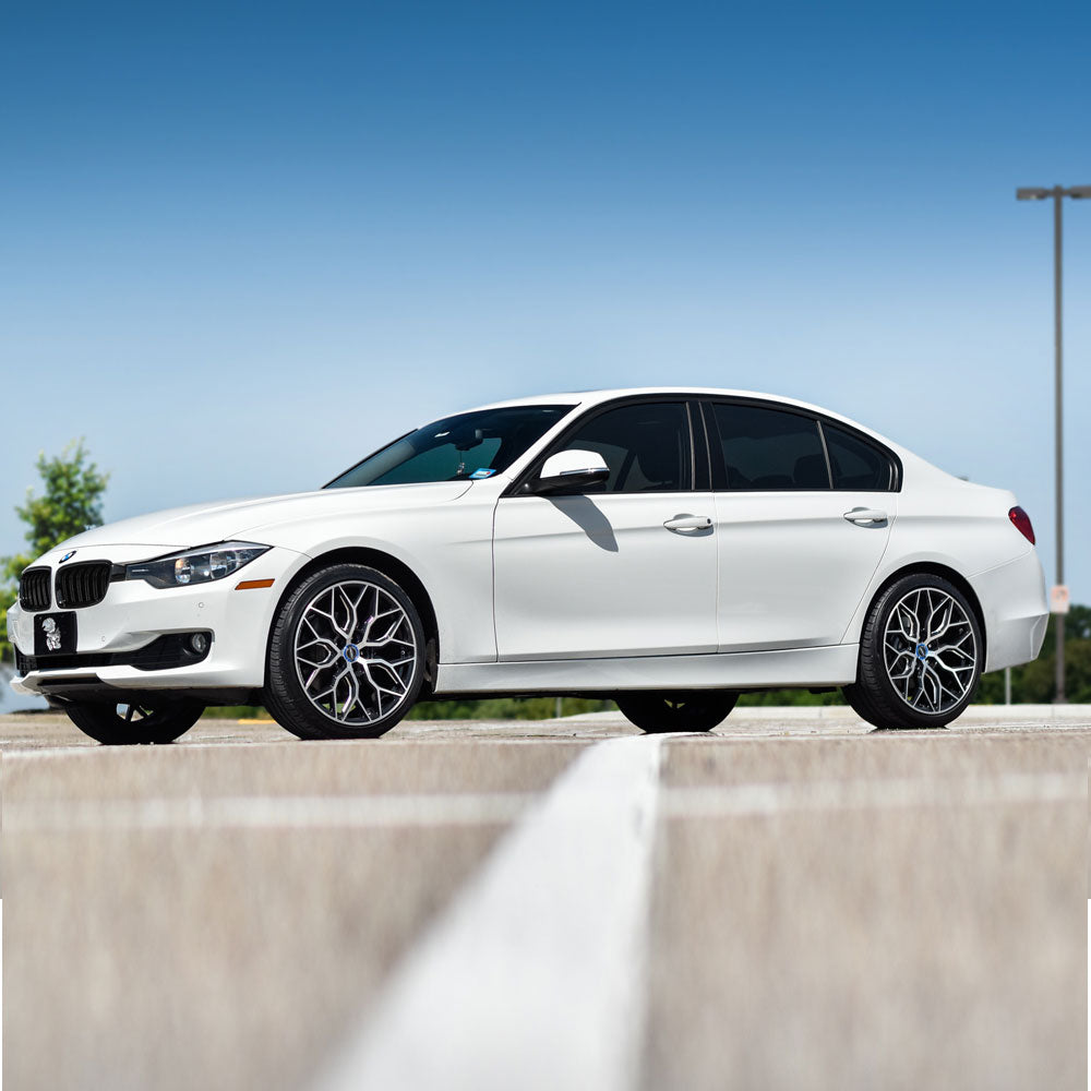 20" Vossen HF2 Black 20X8.5 20X10.5 1125 Concave Wheels Rims Fits BMW 325i 328i