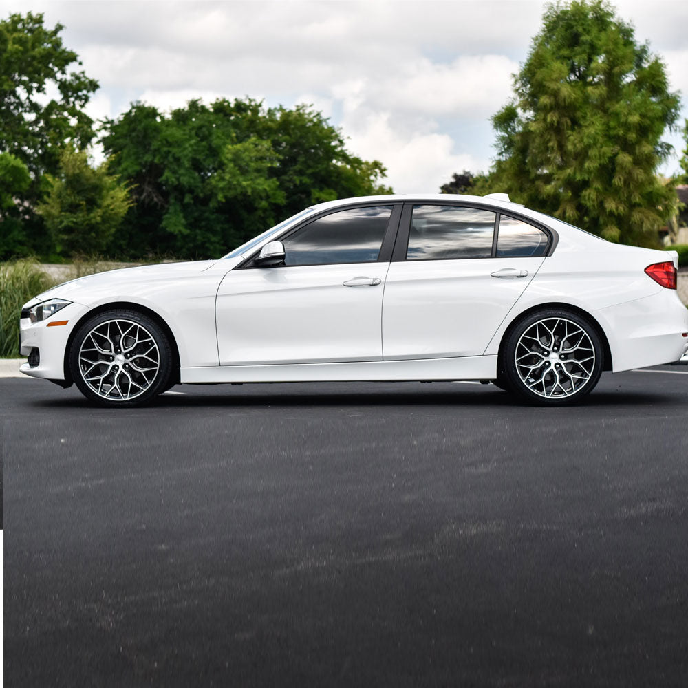 20" Vossen HF2 Black 20X8.5 20X10.5 1125 Concave Wheels Rims Fits BMW 325i 328i