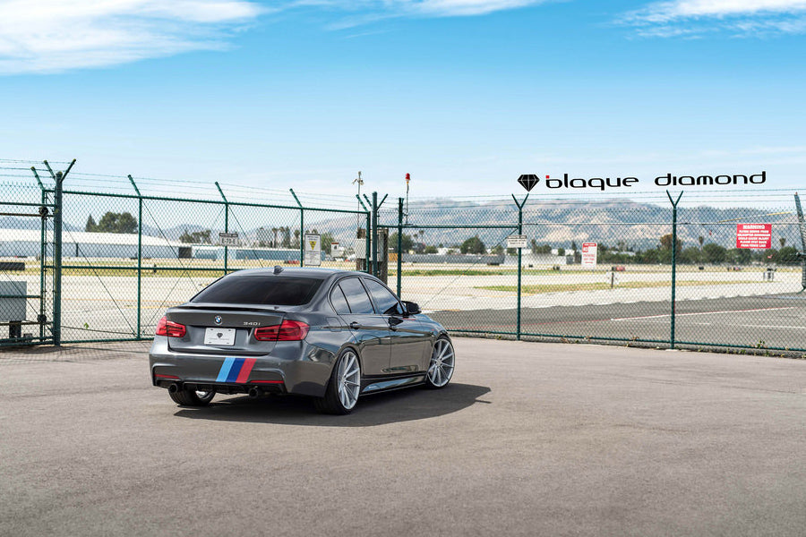 20" BLAQUE DIAMOND BD11 SILVER CONCAVE WHEELS RIMS FITS BMW F30 320 328 335