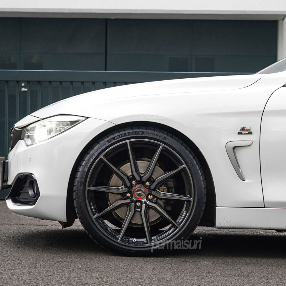 21" Vossen HF3 Black 21X9 21X10.5 1166 Concave Wheels Rims Fits BMW F10 528 535