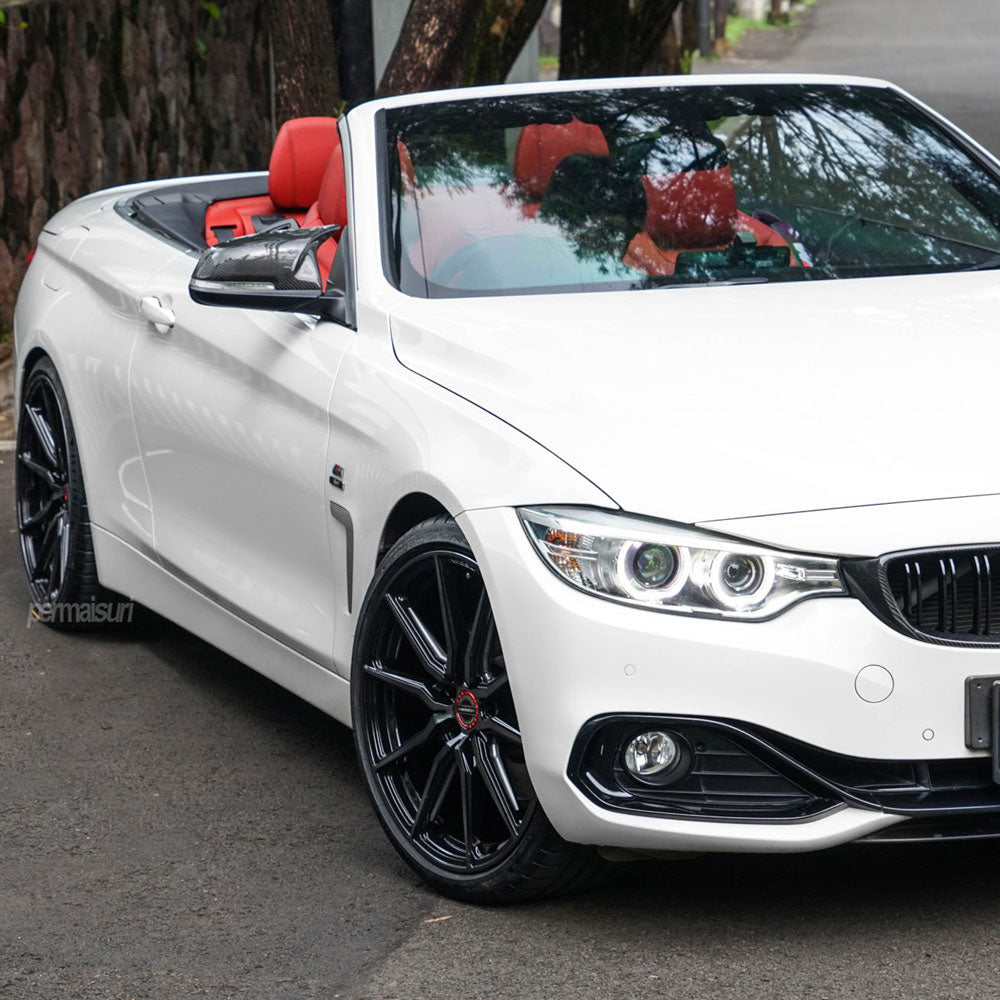 19" Vossen HF3 Black 19X9 19X10 1200 Concave Wheels Rims Fits BMW Z4M