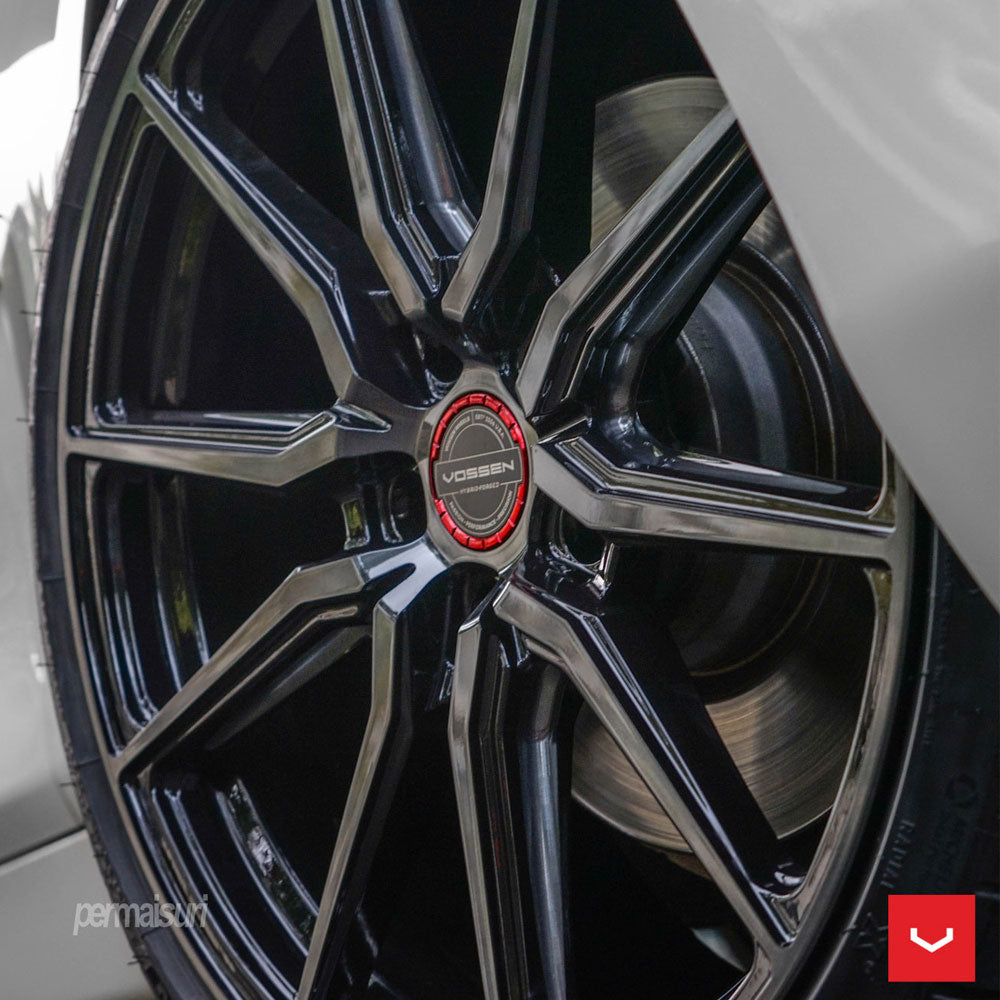 20" Vossen HF3 Black 20X9.5 20X9.5 1258 Concave Wheels Rims Fits BMW F82 M4