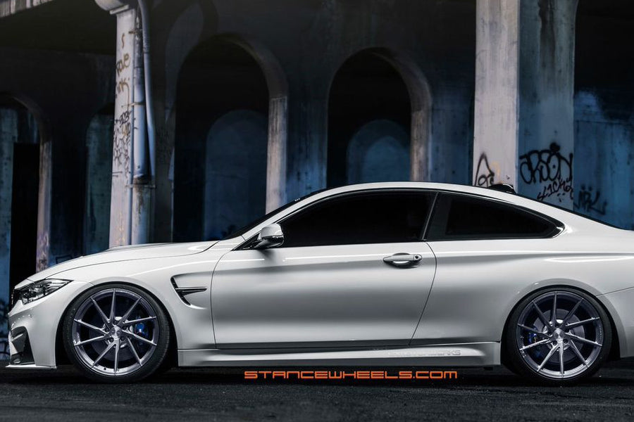 20" STANCE SF01 SILVER FORGED CONCAVE WHEELS RIMS FITS BMW F01 740 750 760