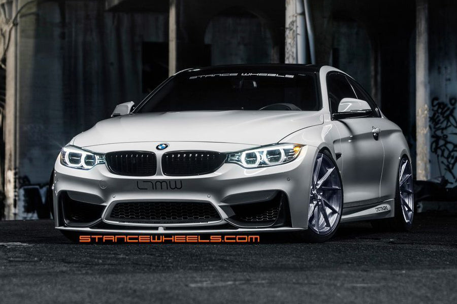 20" STANCE SF01 SILVER FORGED CONCAVE WHEELS RIMS FITS BMW F01 740 750 760
