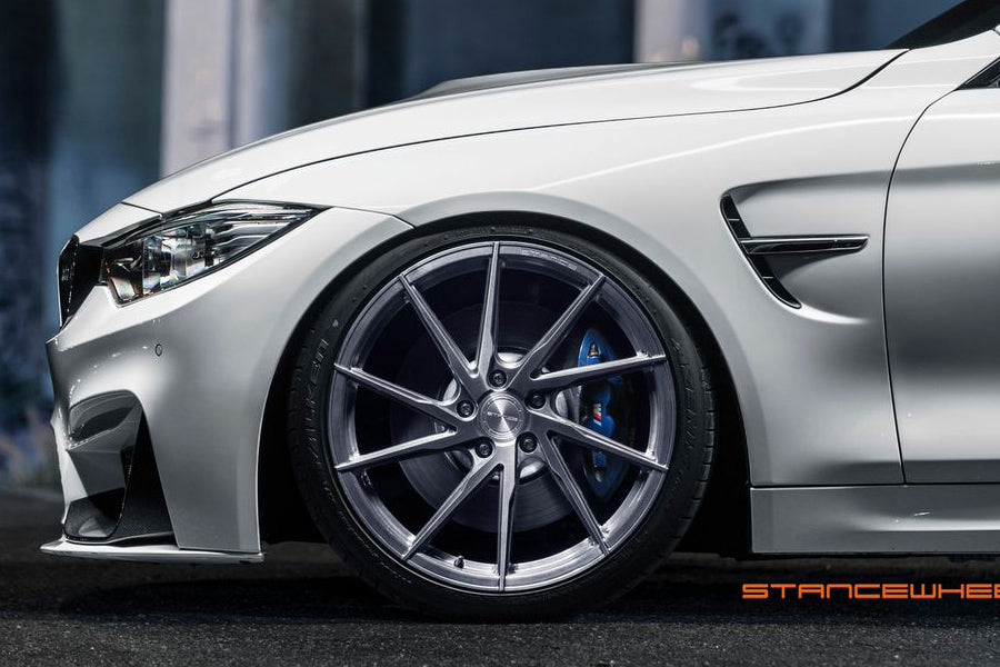 20" STANCE SF01 SILVER FORGED CONCAVE WHEELS RIMS FITS BMW F01 740 750 760
