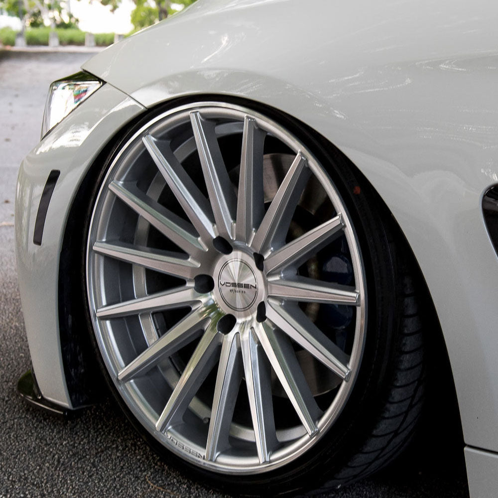 19" Vossen VFS-2 Silver 19x8.5 19x10 Forged Wheels Rims Fits BMW F10 528 535 550