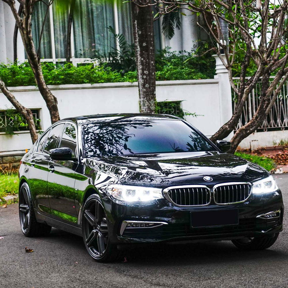 20" Vossen HF1 Grey 20x8.5 20x10.5 1158 Concave Wheels Rims Fits BMW E60 525 528