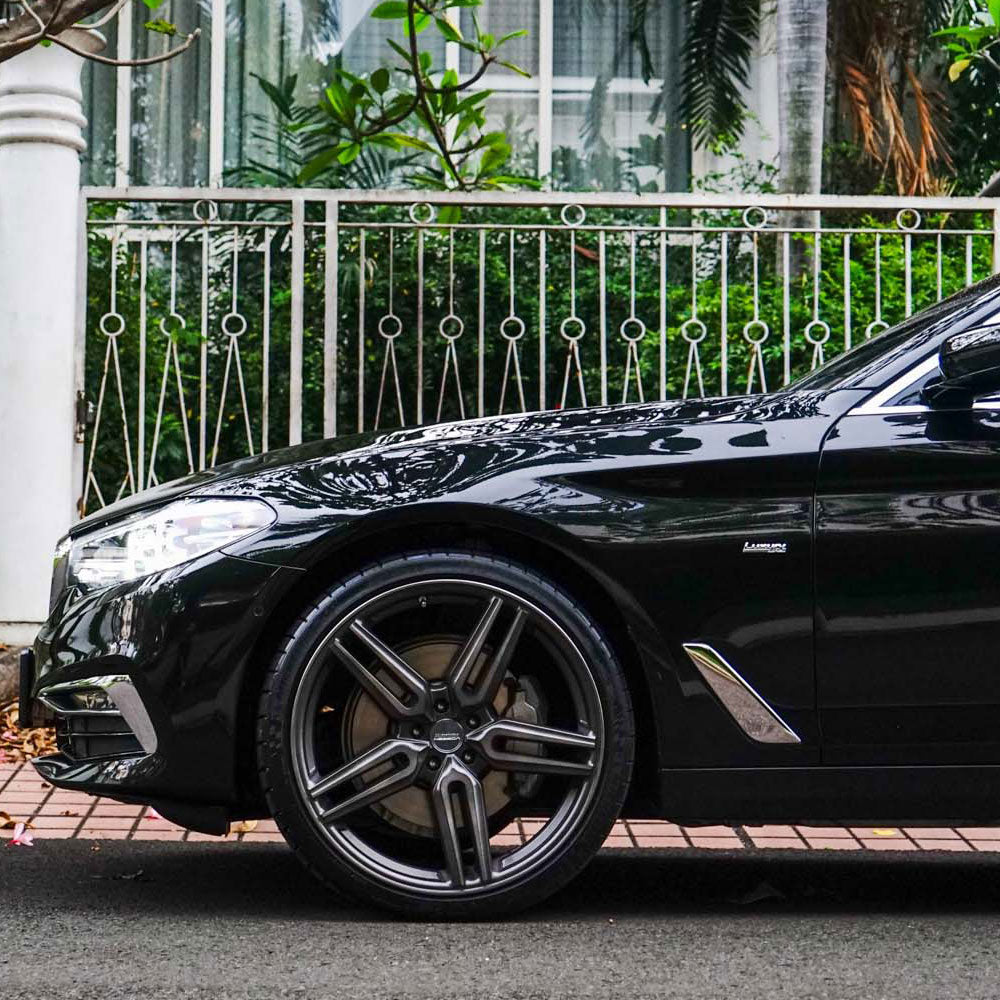 19" Vossen HF1 Grey 19x9 19x10.5 1175 Concave Wheels Rims Fits BMW 740 750