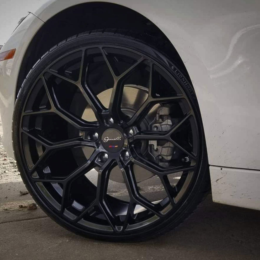 20" Gianelle Monte Carlo Silver Concave Wheels Rims Fits Benz S400 S550 S63 S65