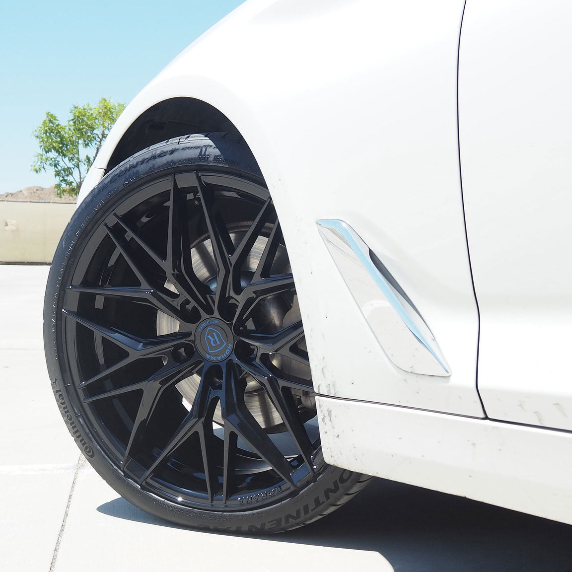 19" Rohana RFX17 Black Forged Concave Wheels Rims Fits BMW F10 528 535 550